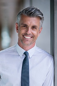 smiling man